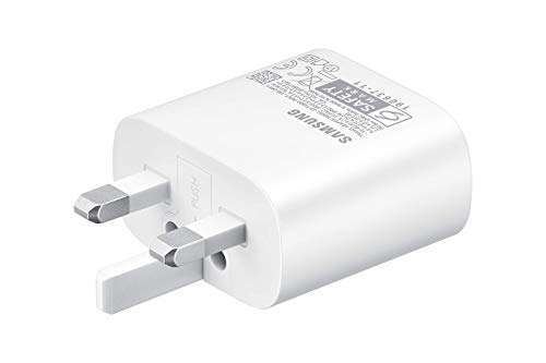 Samsung 25W Super Fast Charging Travel Adapter (USB-C without Cable) White