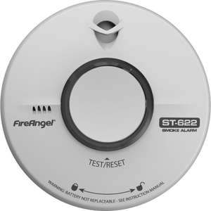 FireAngel 10 Year Battery Smoke Alarm ST-622Q - £9.30 delivered @ Toolstation