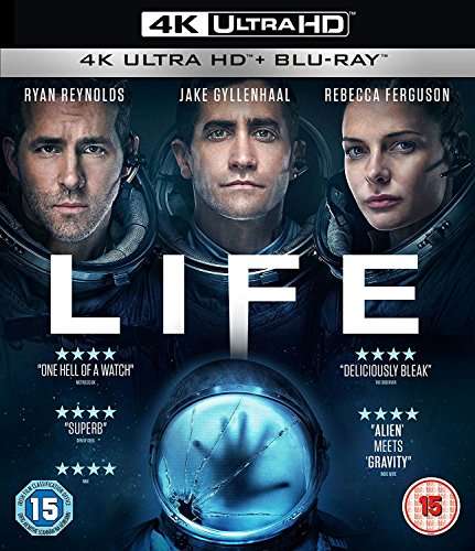 Life (2 disc BD & 4K Ultra-HD) [Blu-ray] [2017] [Region Free] £9.99 Sold By The_Entertainment _Store @ Amazon