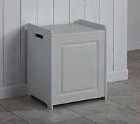 Grey Bathroom Laundry Storage Hamper - £22.99 Delivered @ B&Q