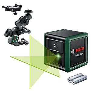 Bosch Cross Line Laser Quigo Green Generation II + MM 2 Universal Clamp £40.49 @ Amazon