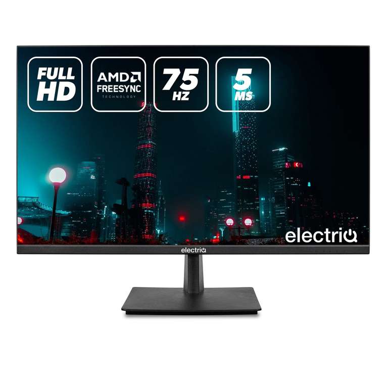 electriQ Eiq-24FHD75IS 23.8" IPS Display, FHD, 75Hz, 5ms Response Time Monitor + 2 yr warranty £85.96 delivered @ Laptopsdirect