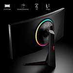 LG UltraGear 38GN950P-B.AEK Quad HD 38" Curved Nano IPS LCD Gaming Monitor - Black