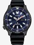 Citizen Promaster NY0158-09L Diver Automatic Black PU Strap Watch with code