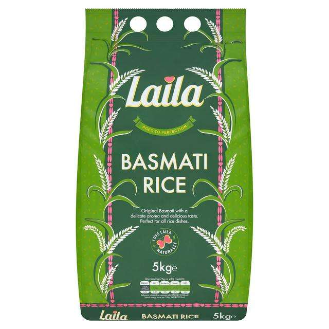 Laila Basmati Rice 5kg £4 @ Sainsbury's