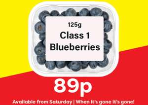 Blueberries Class 1 - 125g