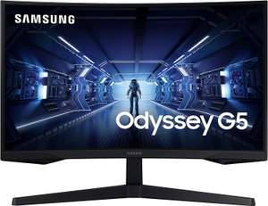 SAMSUNG Odyssey G5 LC27G55TQWUXEN Quad HD (2560x1440) 1ms 144 Hz - 27" Curved LED Gaming Monitor £179 using code @ Currys