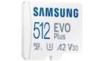 Samsung EVO Plus microSDXC Memory Card - 512GB Free Collection
