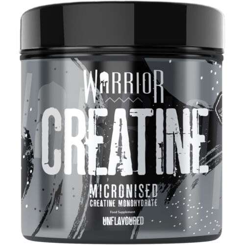 Warrior Creatine Monohydrate Powder Unflavoured 300g with Code - bodybuildingwarehouse