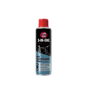 3-IN-ONE Bike Maintenance Spray With PTFE 250ml Cleans And Protects