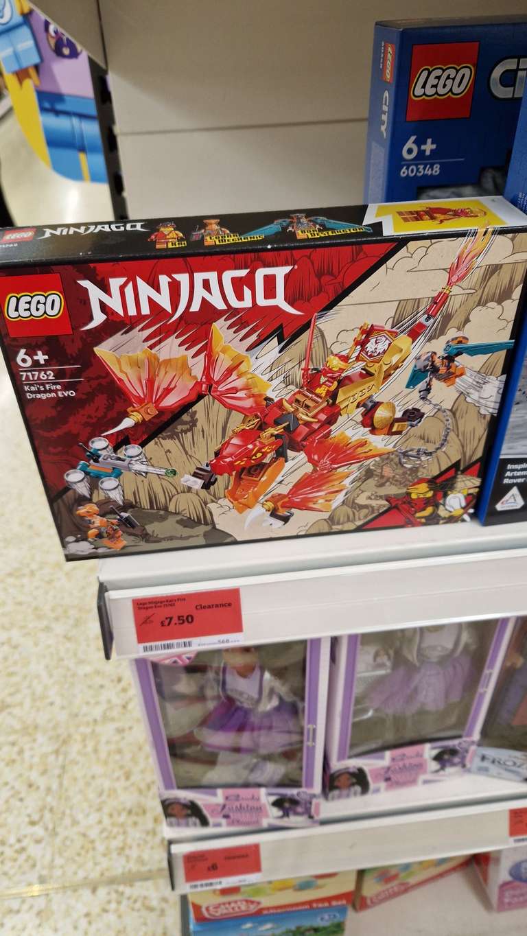 Lego 71762 Ninjago Kai’s Fire Dragon EVO £7.50 instore @ Sainsburys (Ipswich)