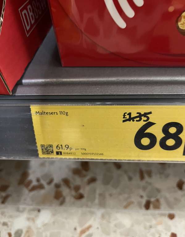 Maltesers Box 110g 68p Morrisons Hotukdeals 