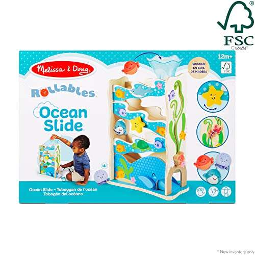 Melissa & Doug Rollables Wooden Ocean Slide Baby infant toddler toy 12 months + £13.86 @ Amazon
