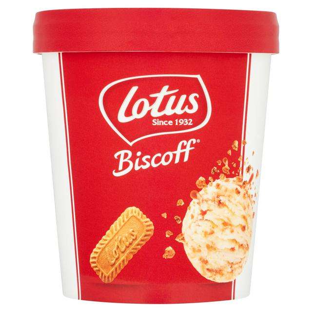 Lotus Biscoff Ice Cream Tub 460ml - £2.25 - Nectar Price @ Sainsbury's