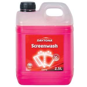 Daytona Cherry concentrated Screenwash 2.5ltr -10 degrees / OR Berry concentrated Screenwash 2.5L -20 Degrees- £3.37