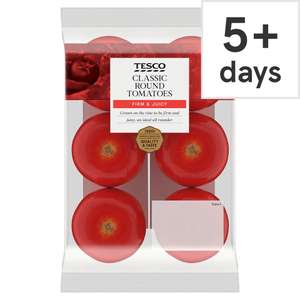 Tesco Classic Round Tomatoes 6 Pack - Clubcard Price