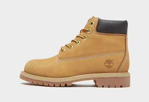 Timberland Leather 6 Inch Premium Boot Children in tan or black - £36 with in app code free click and collect @ JD Sports