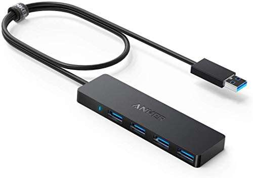 [Upgraded Version] Anker 4-Port USB 3.0 Ultra Slim Data Hub with 2 ft Extended Cable - £10.99 Dispatches from Amazon Sold by AnkerDirect UK