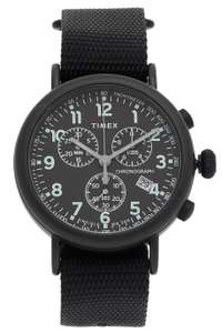 Timex Steel Chronograph Black Round Watch £44.99 + £1.99 Click & Collect @ TK Maxx