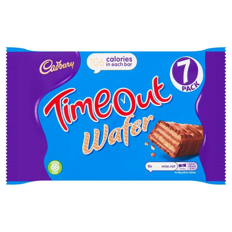 Cadbury Timeout 7 Pack (141.1g) - £1 @ Morrisons