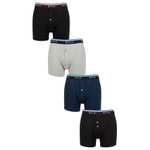 4 Pack - Pringle Mens Classic Button Fly Cotton Boxers (Sizes M-XL) - W/Code