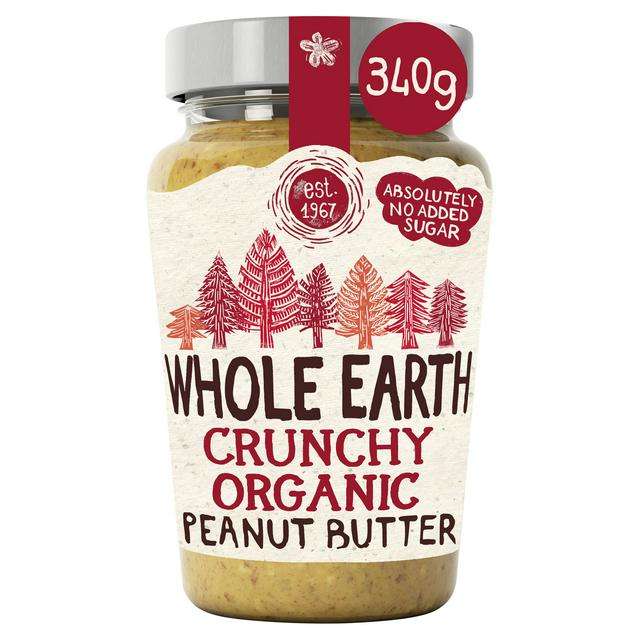 Whole Earth Crunchy Organic Peanut Butter - 340g = 99p @ Farmfoods [Ipswich]