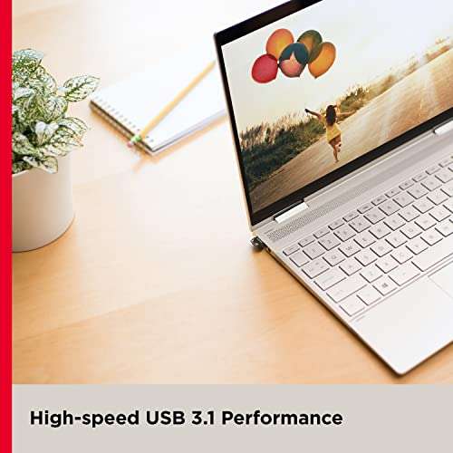SanDisk 128GB Ultra Fit USB 3.1 Flash Drive - Sold by KAZA UK / FBA