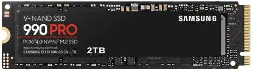 2TB - Samsung 990 PRO M.2 PCIe 4.0 x4 (NVMe) NVMe M.2 SSD 7450/6900 MB/s - £137.69 Using Code (UK Mainland) @ Ebuyer /eBay