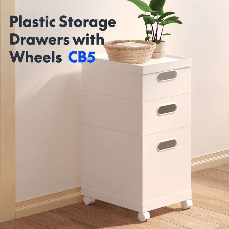 Flexispot CB5W Stackable Plastic Storage Boxes - Use Code