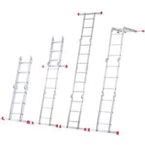 Werner Aluminium 12 in 1 Multi-Purpose Ladder with Platform, Max Length 3.39m (Free C&C)