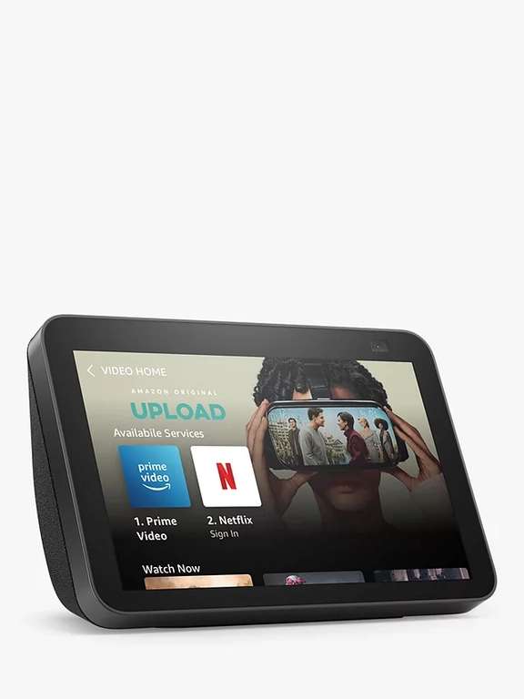 Amazon Echo Show 8 (2nd Gen) Smart Speaker with 8" Screen Alexa, 2 YEAR GUARANTEE Charcoal or White £69.99 Delivered @ John Lewis