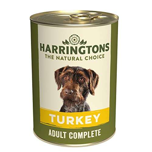 Harringtons Grain Free Hypoallergenic Wet Dog Food Cans 12x400g - Turkey with Veg - £12 / £11.10 Subscribe & Save @ Amazon