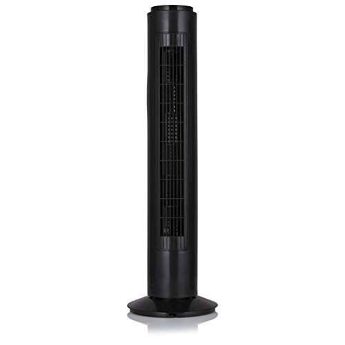 Signature S40012B Portable 29 Inch Oscillating Tower Fan with 1 Hour Timer and 3 Speed Settings, Black £18.40 at Amazon