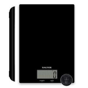 Salter 1170 BKDR Electronic Kitchen Scale - 5kg Capacity Digital Weighing Scale