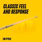 ProMark Drum Sticks - Rebound 2B - FireGrain For Playing Harder, Longer - No Excess Vibration - Lacquer Finish, Acorn Tip, Hickory Wood