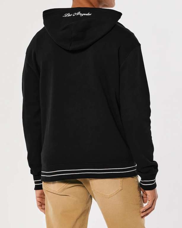 Hollister Black Tipped Hoodie (Sizes XS - XXL) - £11.89 Member Price + Free Click & Collect @ Hollister