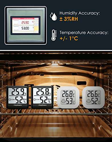 Hoyiours Indoor Thermometer Hygrometer, Digital Room Thermometer - Sold by  hoyiours-UK FBA