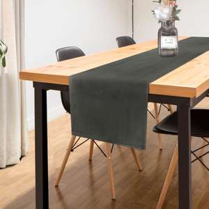 NiCoLa Washable Heat Resistant Table Runners 35x180 cm Dark Grey/Silver/Beige/Green Sold By LAMENETA SOLUTIONS LTDLLOK / FBA
