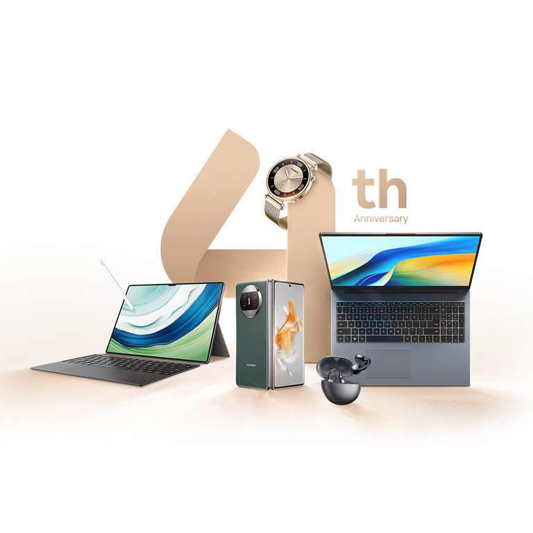 HUAWEI Store 4th Anniversary Offers +10% off with code e.g.: FreeBuds 5 £109.99/MateBook D16 i9 £999.99/MatePad 11.5 8+256 £329.99