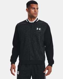 Mens UA Essential Fleece Heritage Full-Zip Jacket Now £28.48 + Free click & collect (UPS pick Up) or £3.99 Delivery @ Under Armour