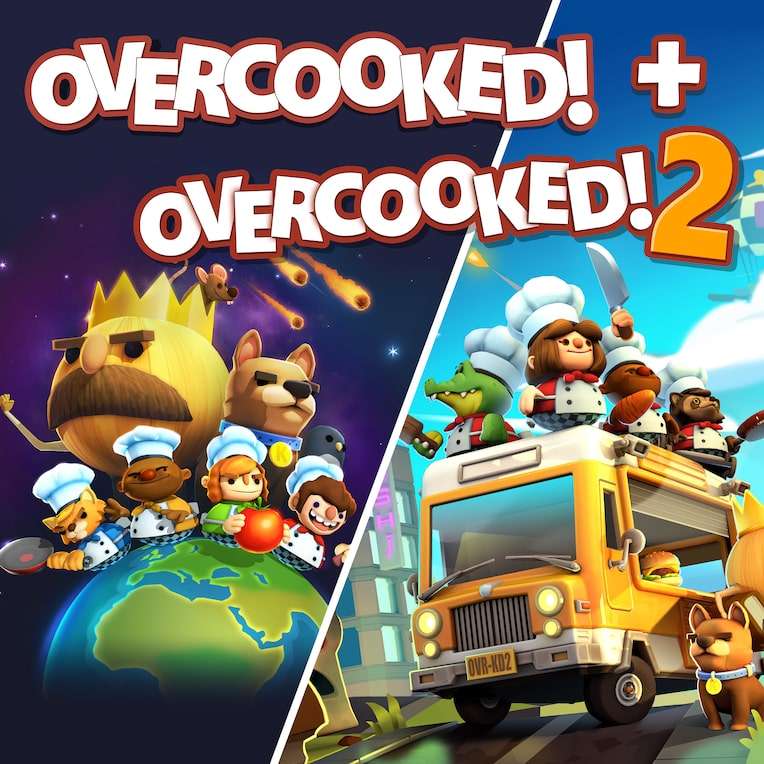 Overcooked! + Overcooked! 2 - PS4/PS5