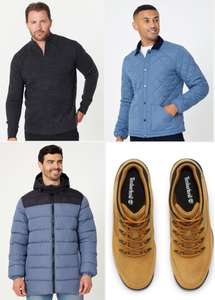 Clothing & Footwear Clearance + Extra 50% off with code | Zip Neck Jumper - £5 / Quilted Jacket - £9 / Padded Jacket - £9 / Parka - £10