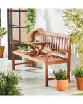 Gardenline Wooden Garden Love Seat online only £89.94 pre order with code @ Aldi