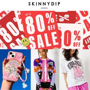 Sale - Up to 80% Off + Free Delivery Over £30 (otherwise it is £3.99) - @ Skinnydip London