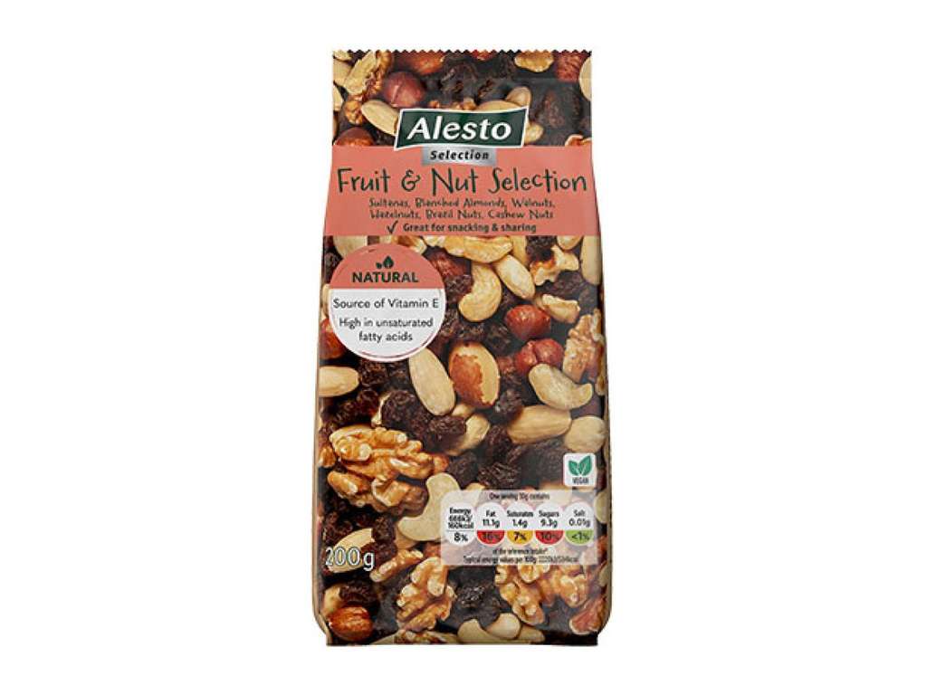 Alesto Fruit & Nut Selection 200g - Only £1.35 at Lidl | hotukdeals
