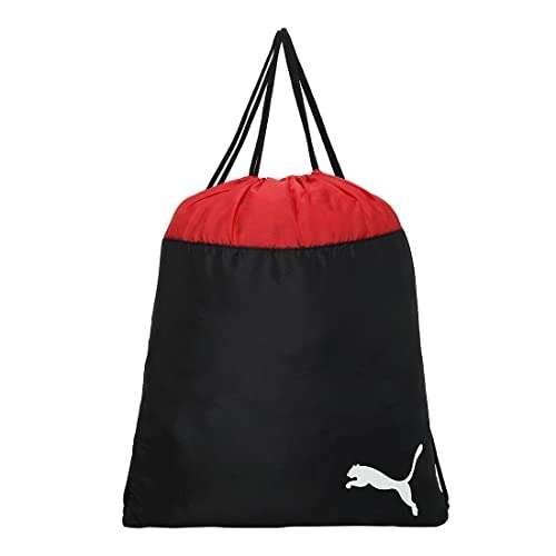 PUMA Unisex Teamgoal 23 Gym Sack Gym Bags (pack of 1) in Puma Red-puma Black