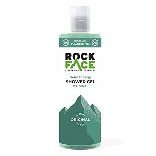 Rockface Mens Shower Gel, All in One Body Wash Fresh Masculine Scent Classic 410ml £2.27 With Voucher £2.10 Subscribe & Save @ Amazon