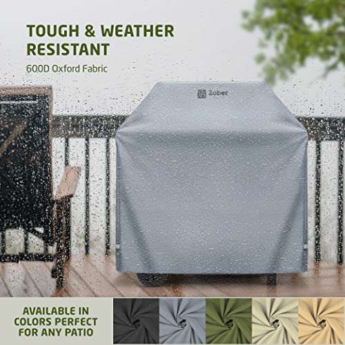 All-Weather Premium BBQ Cover - Double-Layer 600D Oxford Fabric 44" - 112cm £7.43 or 58" - 147cm - With Voucher Sold by YH-Goods UK