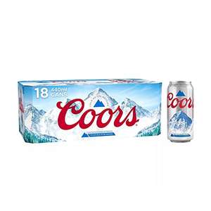 Coors Lager 18 x 440 ml (cans) £13.68 on S&S