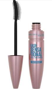 Maybelline Lash Sensational Waterproof Mascara, Black- £4.99 Sold by RYBRM TRADING LTD Fulfilled by Amazon